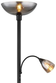 Globo 58903 - Stojacia lampa BLADE 1xE27/60W/230V + 1xE14/40W