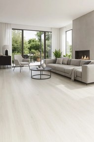 Beauflor, PVC podlaha - lino Quintex Gambela Oak 110L, na mieru, šíře 4m,5m, šedá, filc, chodba / predsieň