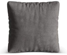 Sivý zamatový vankúš k modulárnej pohovke Martina – Micadoni