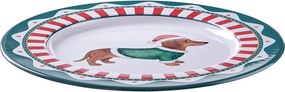 XMAS Podnos jazvečík 33 cm