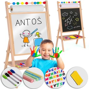Magnetická tabuľa Ricokids otočná tabuľa