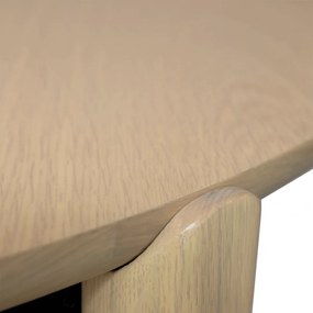 PARAGON OKRÚHLY JEDÁLENSKÝ STÔL, Ø 120 CM white oak