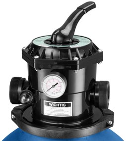 Monzana Piesková filtrácia k bazénu AQUA 9 600 l/h, modrá