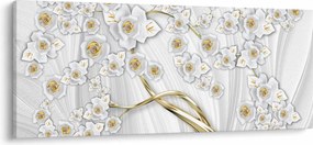 Obraz - Strom so zlatým dekorom (120x50 cm)