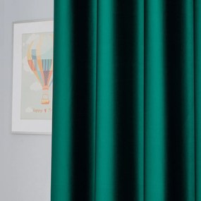 4Home Zatemňovací záves Dublin tmavozelená, 150 x 250 cm