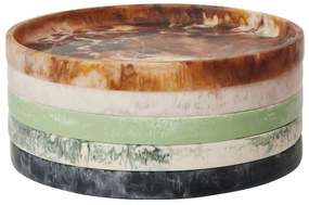 Ferm Living Dekoratívna okrúhla tácka Mist Charcoal Ø 30 cm