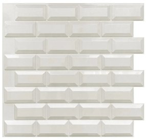 Obkladové panely 3D PVC 11026, rozmer 595 x 560 mm, METRO 3D, IMPOL TRADE