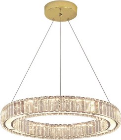 Toolight Toolight, LED závesné svietidlo 24W 4000lm APP1079-CP, zlatá, OSW-08891