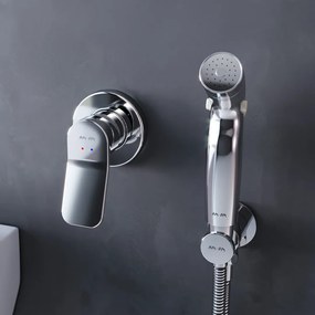 Batéria s hygienickou sprchou AM.PM X-Joy F40HXA00 chróm