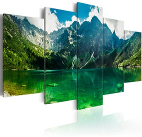 Artgeist Obraz - Tranquility in the mountains Veľkosť: 100x50, Verzia: Premium Print
