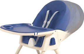Stolička na kŕmenie KDK03 4v1 modrá + košík a kolieska ZDARMA