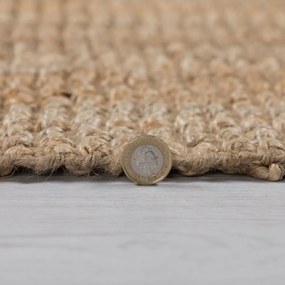 Hnedý jutový koberec Flair Rugs Jute, 120 x 170 cm