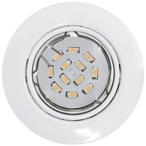 EGLO Zápustné bodové LED svietidlo PENETO, okrúhle, biele