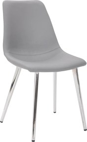2x Stolička Hawaj CL-18062 svetlo šedá