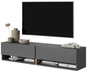 TV skrinka/stolík Myrtha 140  (grafit). Vlastná spoľahlivá doprava až k Vám domov. 1098780