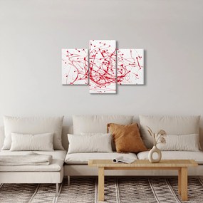 Obraz technikou Drippingu (90x60 cm)