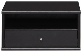 Čierny závesný nočný stolík s poličkami Mistral - Hammel Furniture