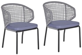 Set 2 ks. záhradných stoličiek Pali (sivá). Vlastná spoľahlivá doprava až k Vám domov. 1035759