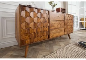 Komoda 39742 145cm Drevo Palisander Retro  - Komfort-nábytok