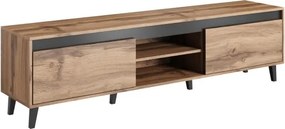 TV stolík NORD 2 170 cm dub wotan/antracitový