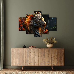 Obraz - Drak (150x105 cm)