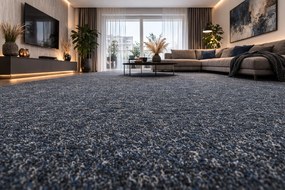 Koberec metráž Primavera 521, na mieru, šíře 4m, modrá, resine, chodba / predsieň, Beaulieu International Group