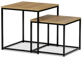Sada odkladacích stolkov, divoký dub, 2 ks
