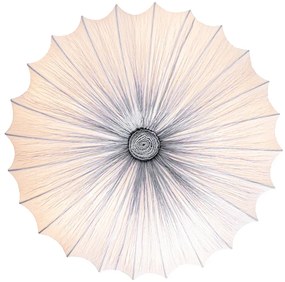 Dizajnové stropné svietidlo sivé 60 cm 5-svetlo - Plu