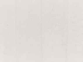 Sada 2 vankúšov z umelej kožušiny 45 x 45 cm biela PUMILA Beliani