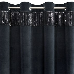 Hotová záclona JASPER 140x250 CM čierna