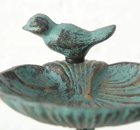 Zapichovacie napájadlo pre vtáky Karla, 98x20x14 cm, liatina, zelená