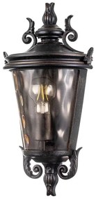 Elstead BT7-M - Vonkajšie nástenné svietidlo BALTIMORE 1xE27/60W/230V IP44 bronzové