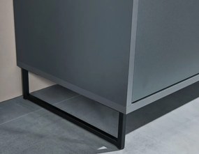 Komoda so šuplíkmi Cologne, 50 cm, antracitová