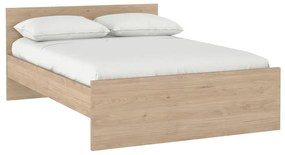 Dvojlôžková posteľ v dekore duba v prírodnej farbe 160x200 cm Naia – Tvilum