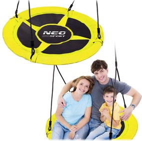 Neo-Sport Hojdačka Bocianie hniezdo Swingo XXL žltá 95 cm