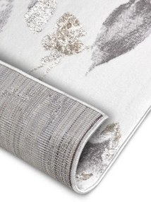Koberec Hanse Home Shine Floral biely / sivý / hnedý