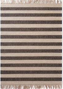 Kusový koberec Handloom 106334 Playa White Black, 120x170, čiernobiela, chodba / predsieň, Hanse Home