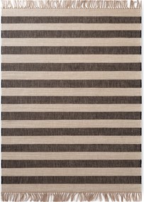 Kusový koberec Handloom 106334 Playa White Black, 120x170, čiernobiela, chodba / predsieň, Hanse Home