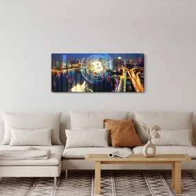 Obraz - Mesto investícií (120x50 cm)