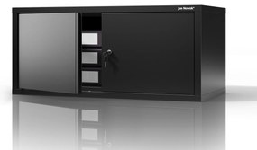 Nadstavec na šatníkovú skriňu EWA Compact 800 x 380 x 400 mm, čierny