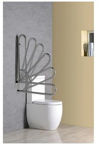 Nástenné madlo do kúpeľne z nehrdzavejúcej ocele 83 cm Handicap – Sapho