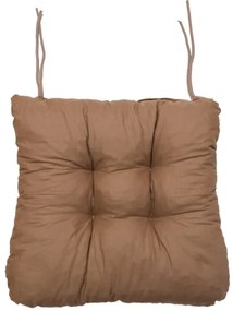 Podložka na stoličku Soft svetlohnedá