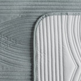 PREHOZ NA POSTEĽ VELVET2 170X210 CM STRIEBORNÝ