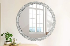 Okrúhle ozdobné zrkadlo na stenu Geometrické ozdoby fi 100 cm