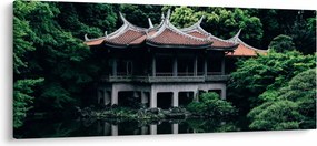 Obraz z japonskej národnej záhrady (120x50 cm)
