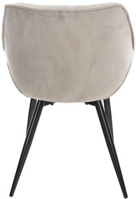 Stolička Tanna - zamat - Sivá