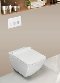 Isvea Isvea, PURITY WC sedátko, SLIM, Soft Close, biela, 40S80200I