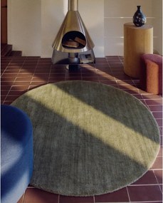 Zelený okrúhly koberec ø 200 cm Empuries – Kave Home