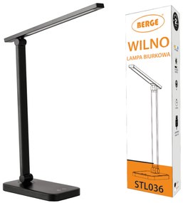 BERGE Stolná LED lampa 5W WILNO čierna