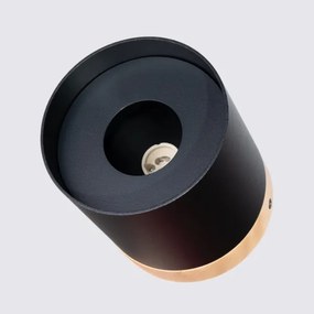 Sollux SL.1349 - Bodové svietidlo RIF 1xGU10/10W/230V pr. 12 cm čierna